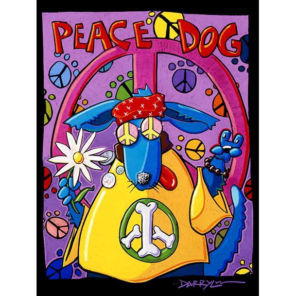Peace Dog Giclée Print