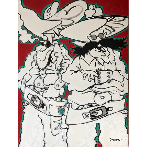 Dos Banditos Original Painting